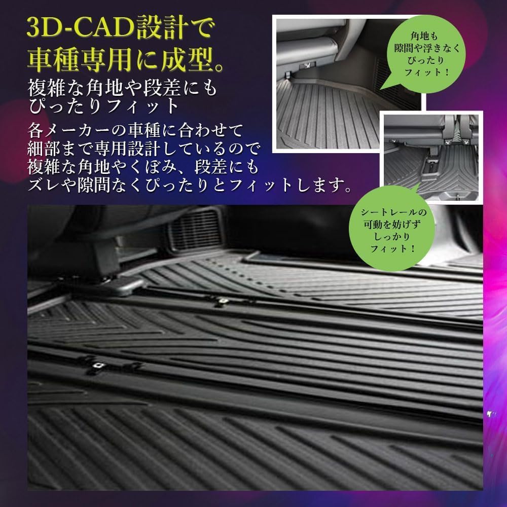 Amazon | ホンダ N-BOX JF1 JF2 3Dラゲッジマット トランクマット 荷室